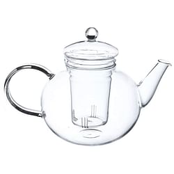 Borosilicate Glass 1.32 Quart Teapot with Removable Infuser - Free Shipping 