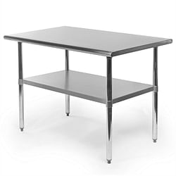 Heavy Duty Stainless Steel 48 x 30 inch Kitchen Restaurant Prep Work Table - Free Shipping 