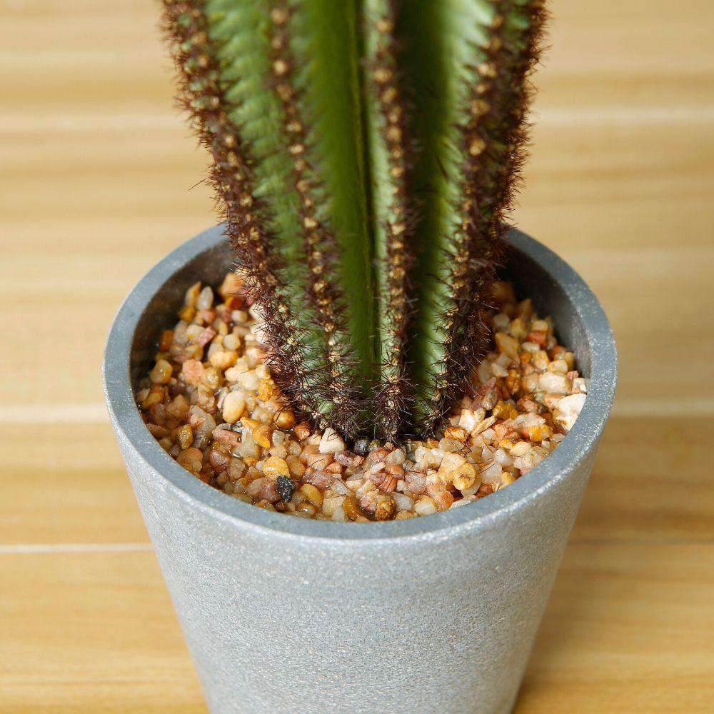 Goza Artificial Cactus Tree Potted Plant 9" 