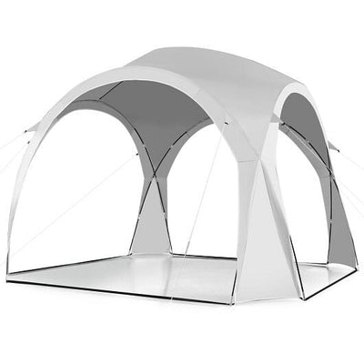 11 x 11 Feet Patio Sun Shade Shelter Canopy Tent Portable UPF 50+ Outdoor Beach-White - Free Shipping 