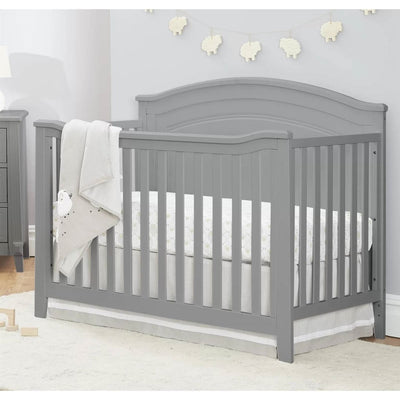 SF Home Solid Wood Convertible Crib in Grey - Toddler Bed Sold Separately - Free Shipping 