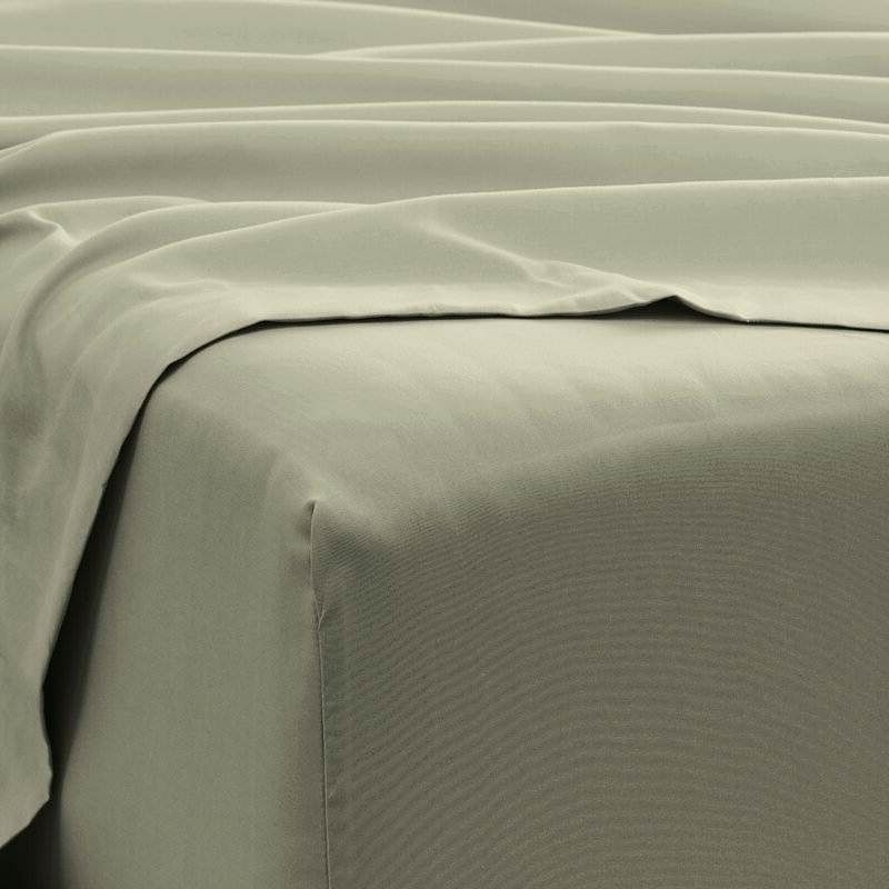 Twin Sage 4 PCS Soft Wrinkle Resistant Microfiber/Polyester Sheet Set - Free Shipping