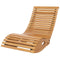 Outsunny Outdoor Rocking Chair w/ Slatted Seat, Wooden Rocking Chair, 51.2