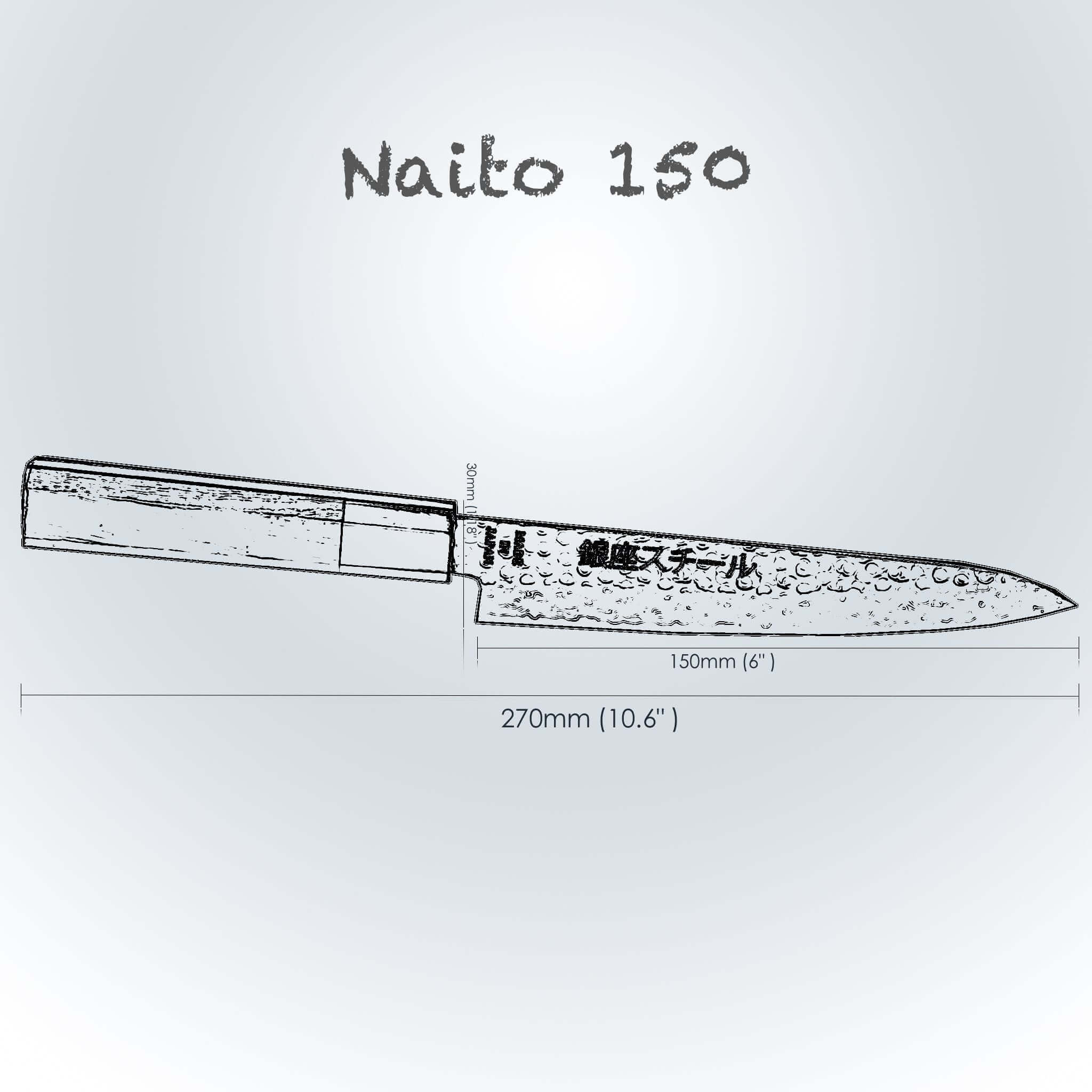 Naito 150 - Petty Knife 150mm blade 