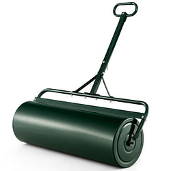 39 Inch Wide Push/Tow Lawn Roller-Green - Free Shipping