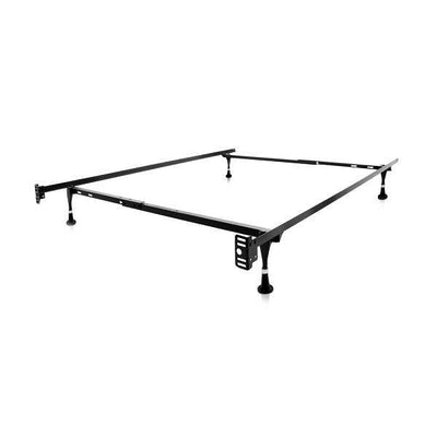 Twin / Full Bed Frame with Smooth-Glide Legs and Headboard Brackets - Free Shipping 