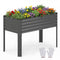 Galvanized Raised Garden Bed with Legs 46
