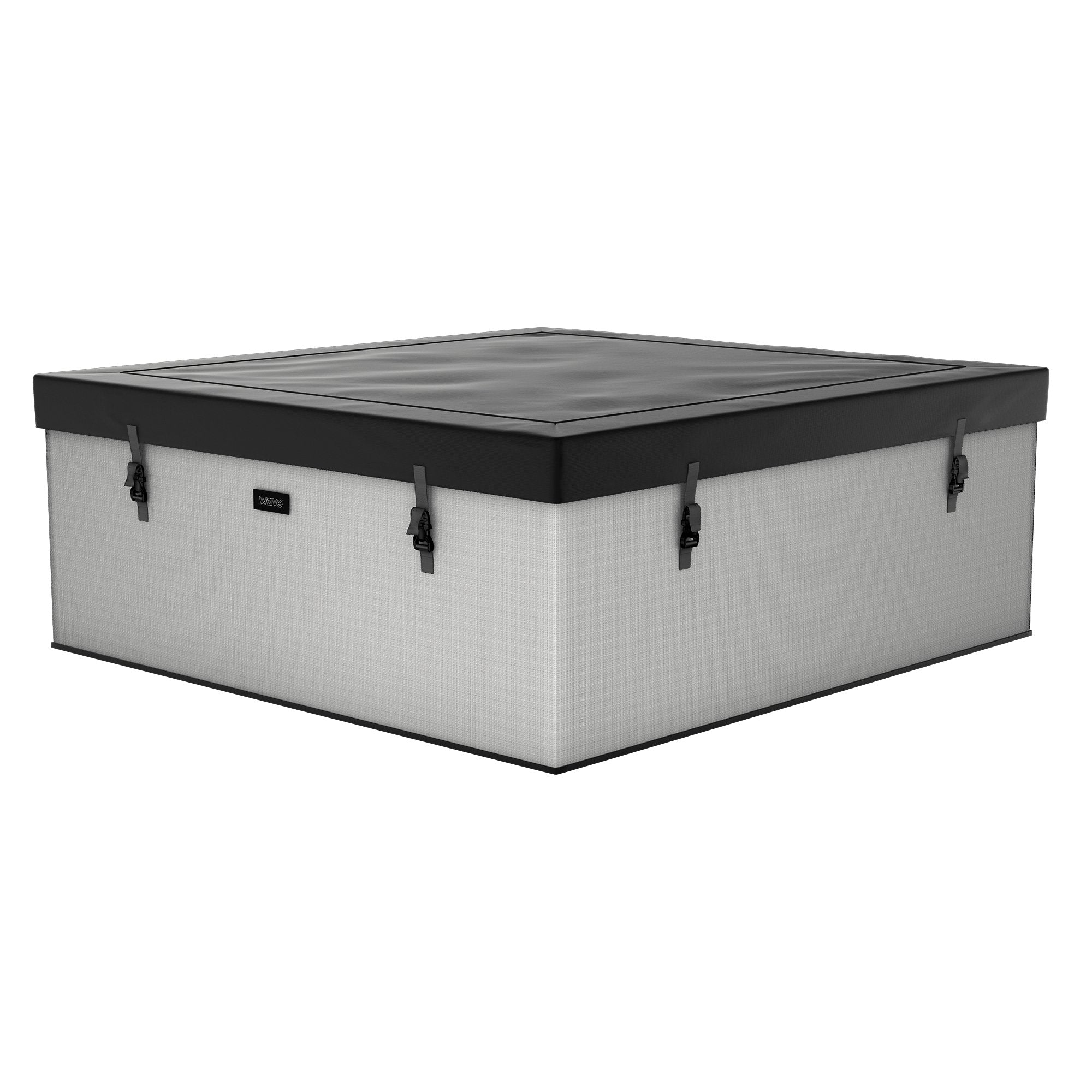 Garda | 4/6-Person Eco Foam Hot Tub | Square | Built-In Integrated Heater 