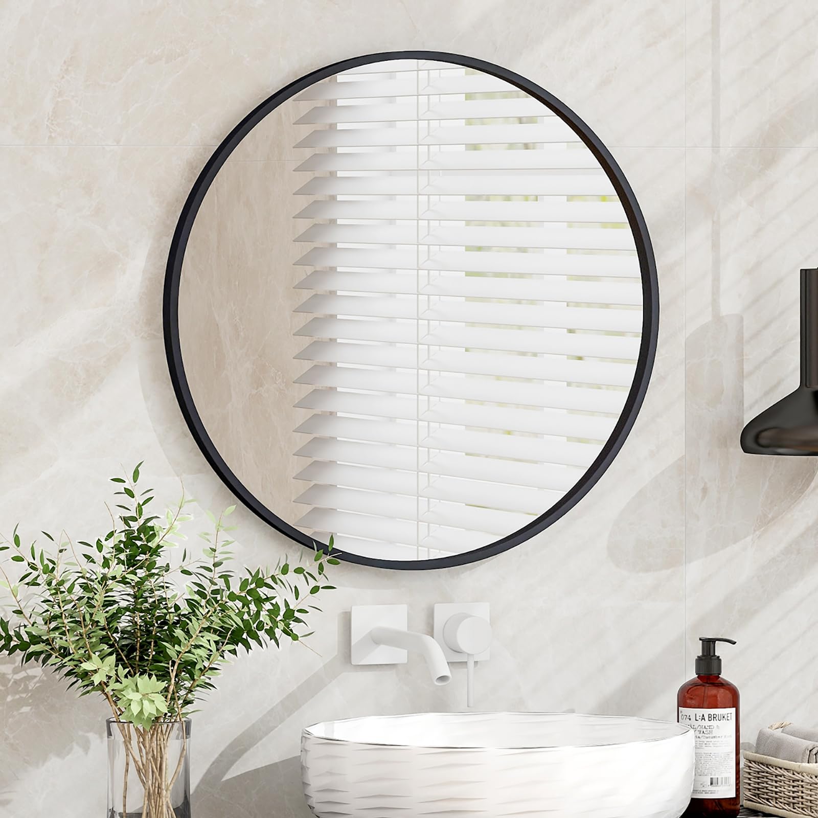 CHARMAID Wall Mirror for Bathroom 