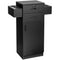 Salon Station Storage Cabinet for Hair Stylist, Black