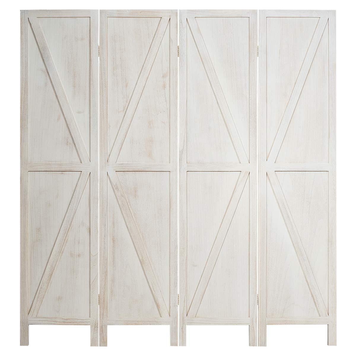 Copy of Giantex 4 Panel Folding Screen, 5.6 Ft Screen Room Divider 