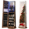 CHARMAID LED Mirror Jewelry Cabinet Armoire 360Â° Swivel, 63