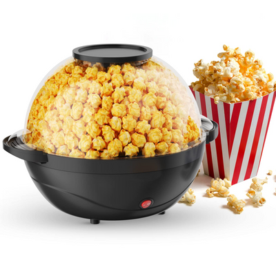 Giantex Popcorn Popper Machine, 6 Quarts/24 Cups Electric Popcorn Maker with Nonstick Plate 
