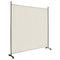 Giantex 6Ft Tall Room Divider with Rollers White- 73