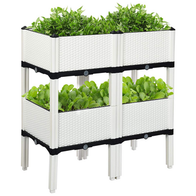 Set of 4 Raised Garden Bed Kits 