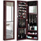 Jewelry Armoire Cabinet Wall Door Mounted with Full Length Mirror