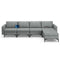 Giantex 4 Seat Convertible Sofa Couch, 123