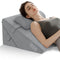 Giantex Bed Wedge Pillow for Sleeping, 12 Inch Adjustable Triangle Pillow with Air Memory Foam