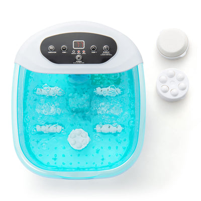 Giantex Foot Spa with Heat and Massage - Feet Bath Soak Tub w/Bubble, Vibration, Removable Pedicure Stone 
