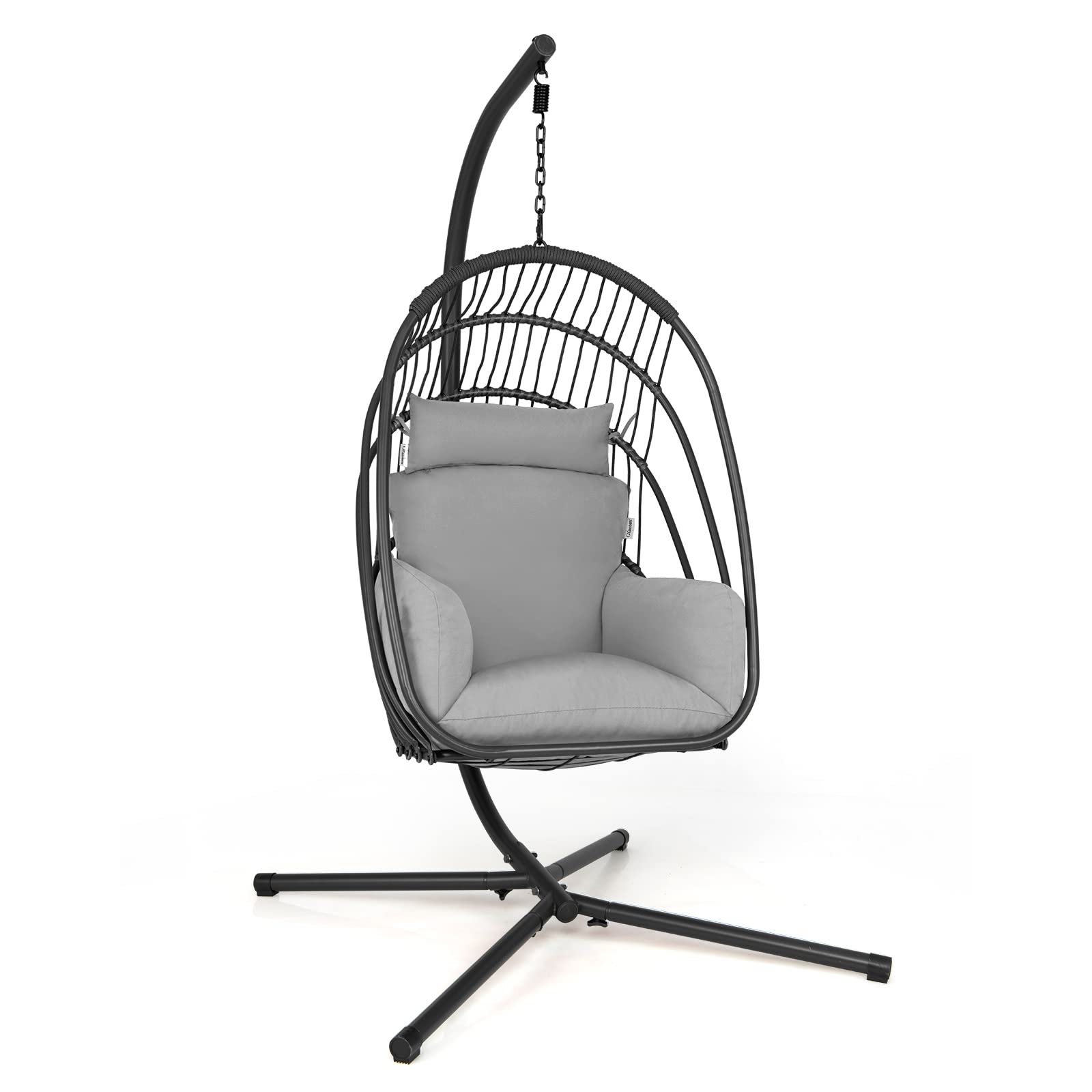 Giantex Egg Chair Hammock Stand - Hanging Swing with Stand 