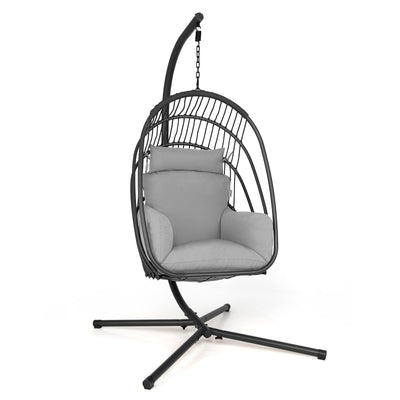 Giantex Egg Chair Hammock Stand - Hanging Swing with Stand 