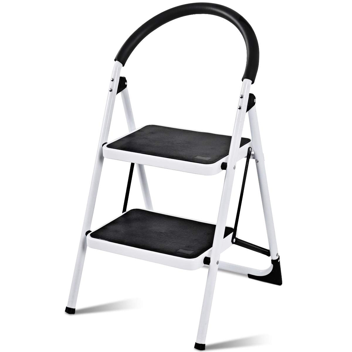 Giantex 2 Step Ladder Folding Step Stool Platform Home Kitchen Tool Multiuse Stepladder 