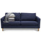 Giantex Modern Upholstered Accent Sofa, Fabric Futon Sofa Bed