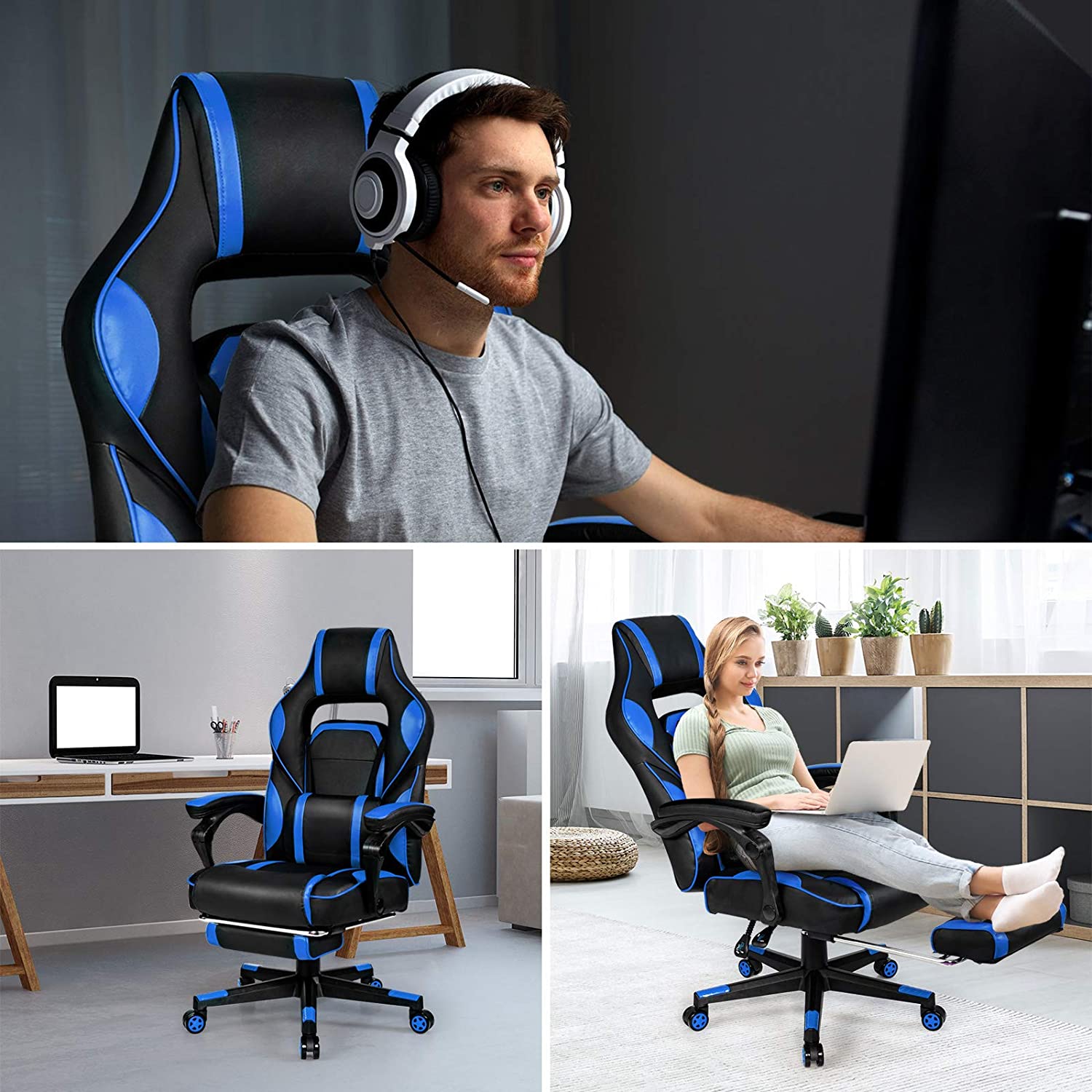 Ergonomic Gaming Chair, Executive Computer Office Chair 