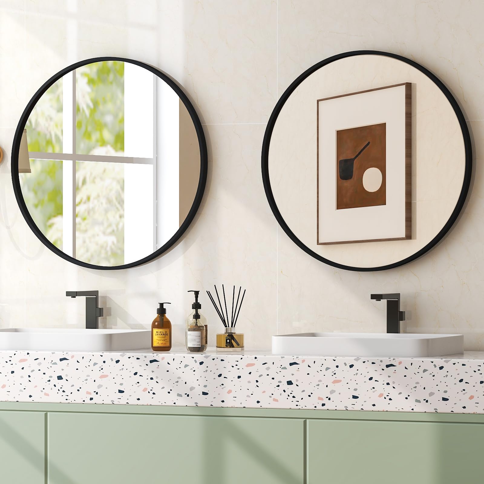 CHARMAID Wall Mirror for Bathroom