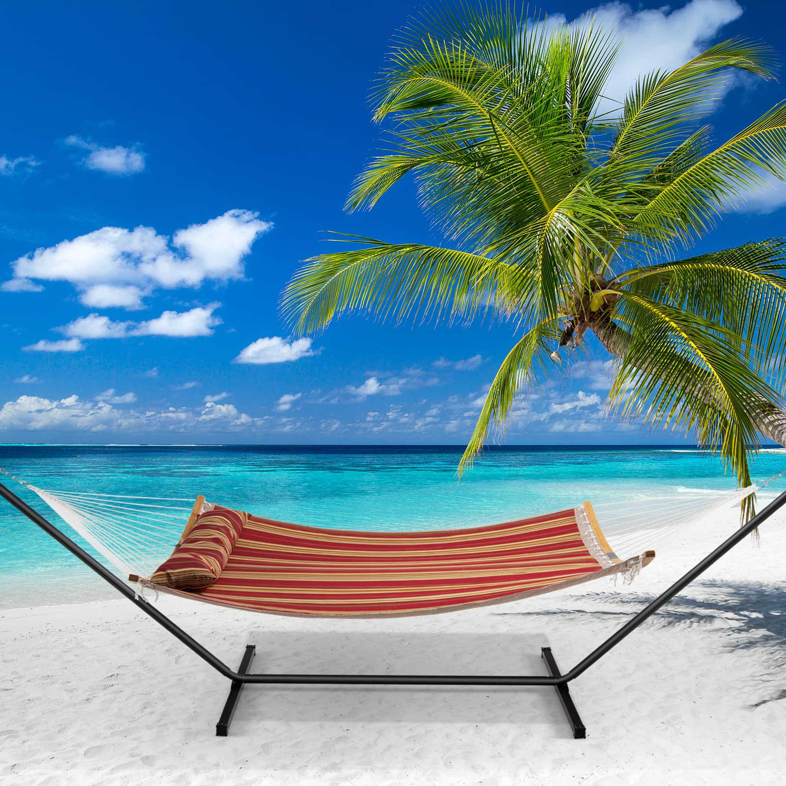 Giantex Hammock with Detachable Pillow Outdoor Hanging Chair (Hammock Stand Not Included) 