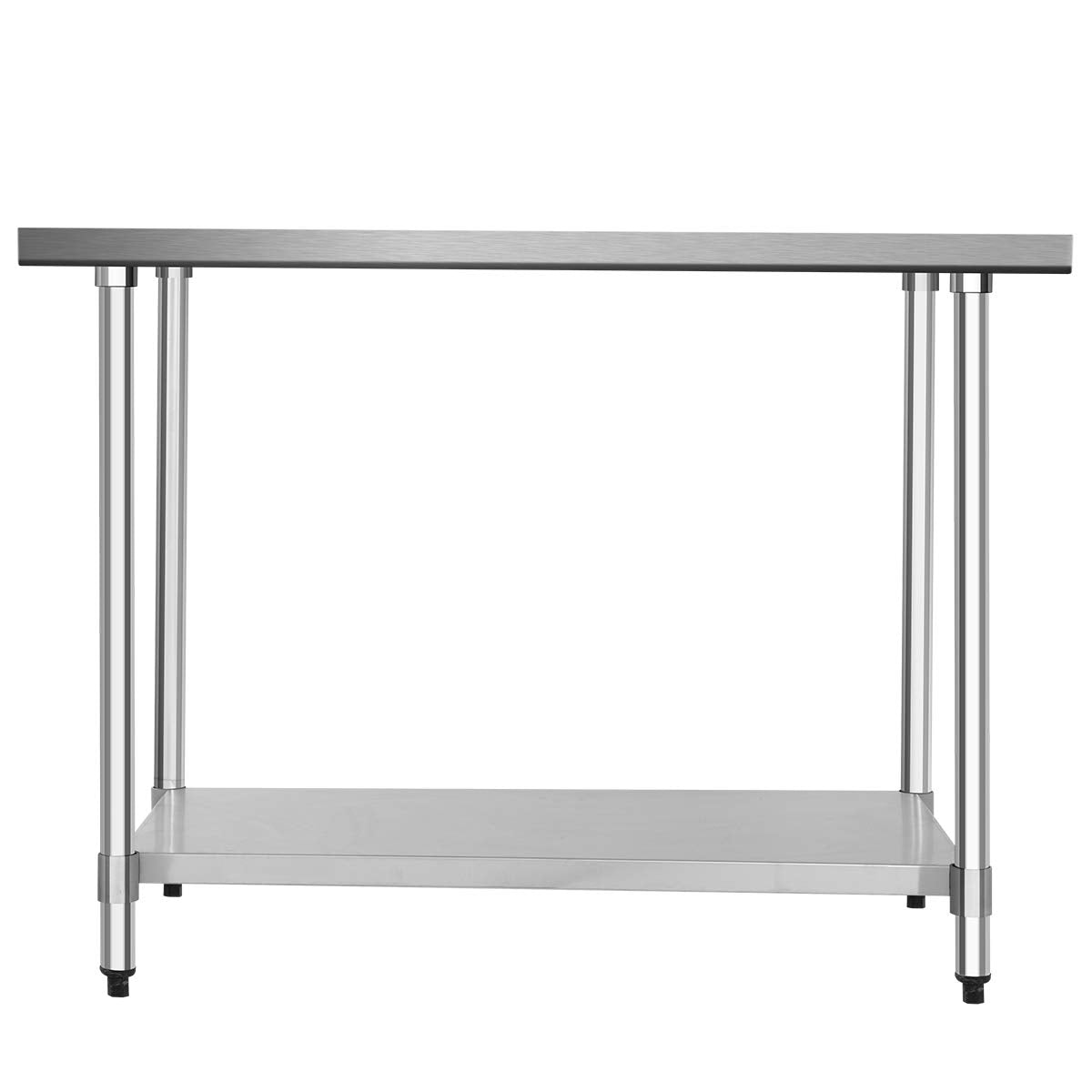 Giantex Stainless Steel Work Table with Shelf Commercial Kitchen Food Prep Table 