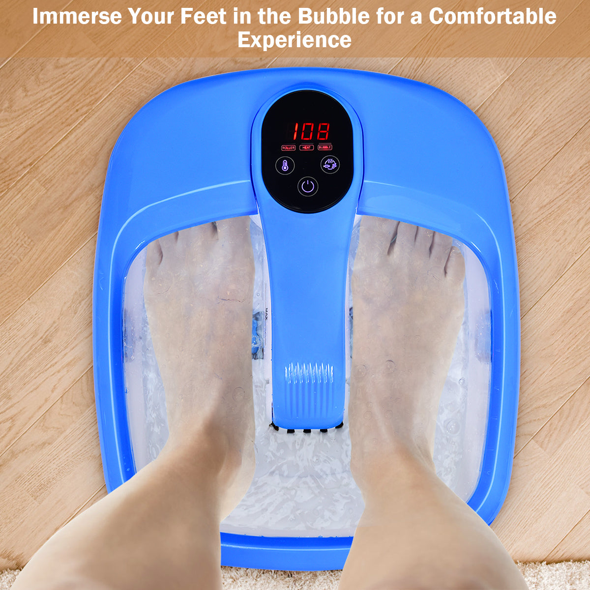 Giantex Foot Spa Bath Massager with Automatic Massage Rollers 