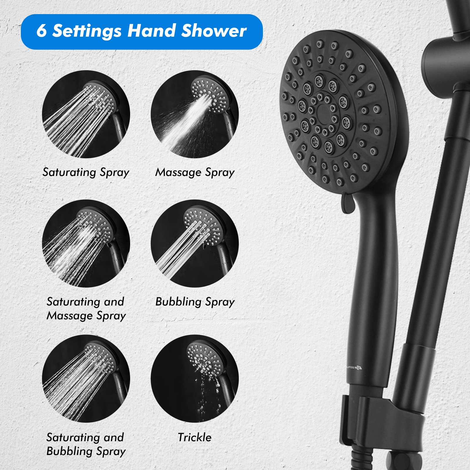 Shower Head with Handheld Combo