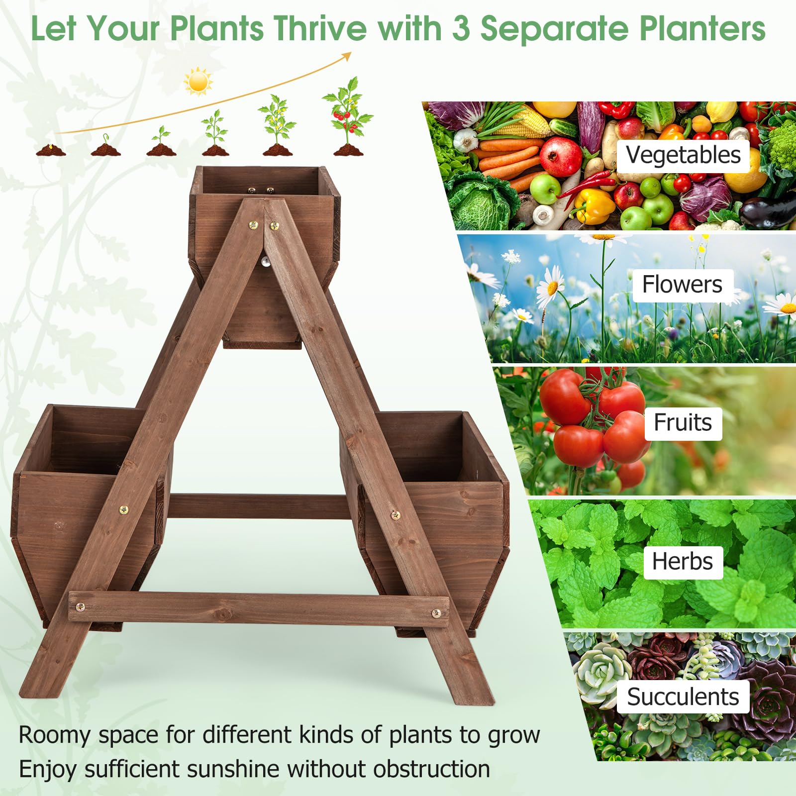 Giantex Vertical Raised Garden Bed 
