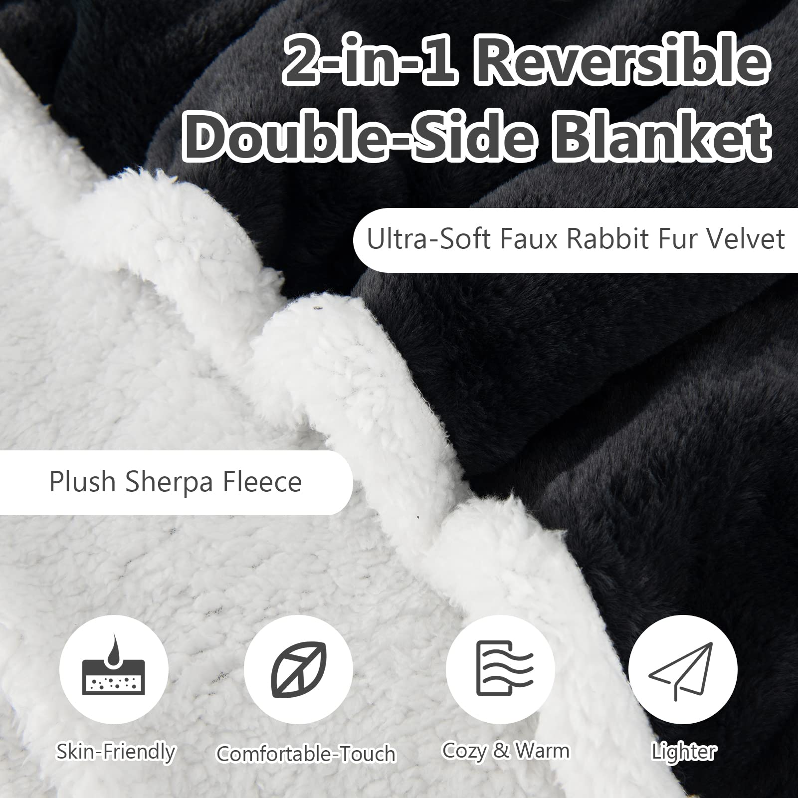 Giantex Heated Blanket 60'' x 50'' Electric Blanket Throw 