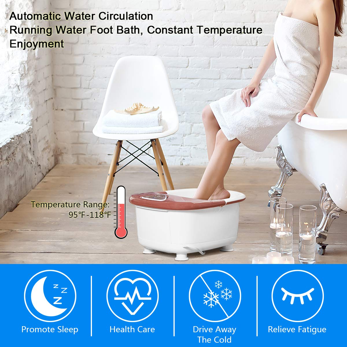 Giantex Foot Spa Bath Massager with Heat 