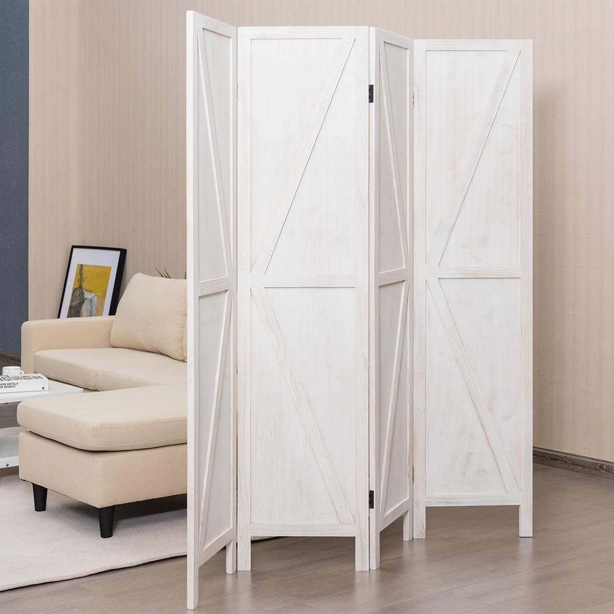 Copy of Giantex 4 Panel Folding Screen, 5.6 Ft Screen Room Divider