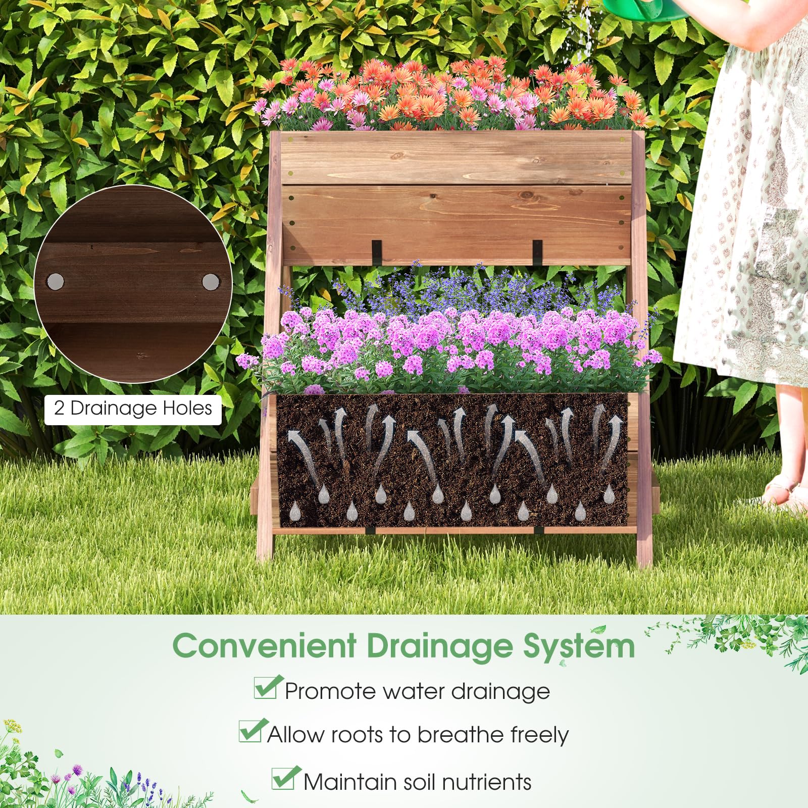 Giantex Vertical Raised Garden Bed 
