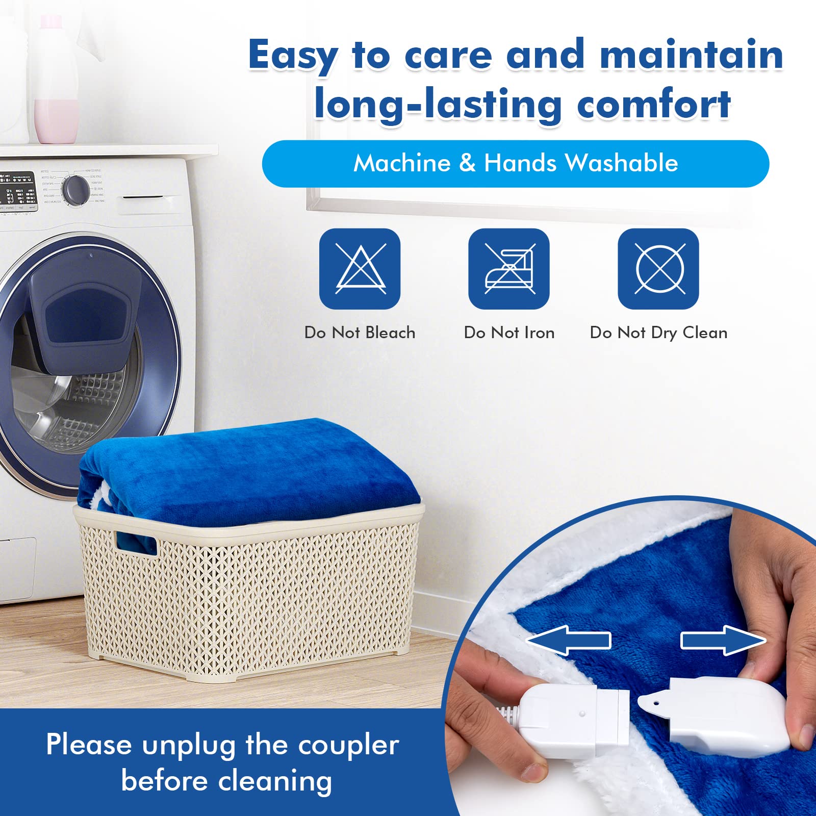 Giantex Heated Electric Blanket Throw 