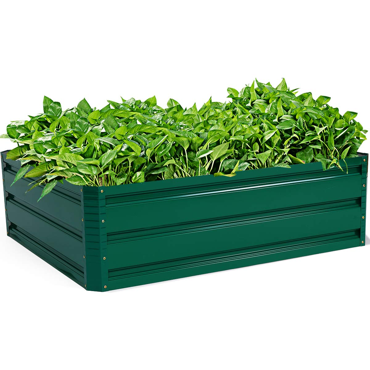 Dark Green Patio Raised Garden Bed (40" L x 32" W x 12" H) 
