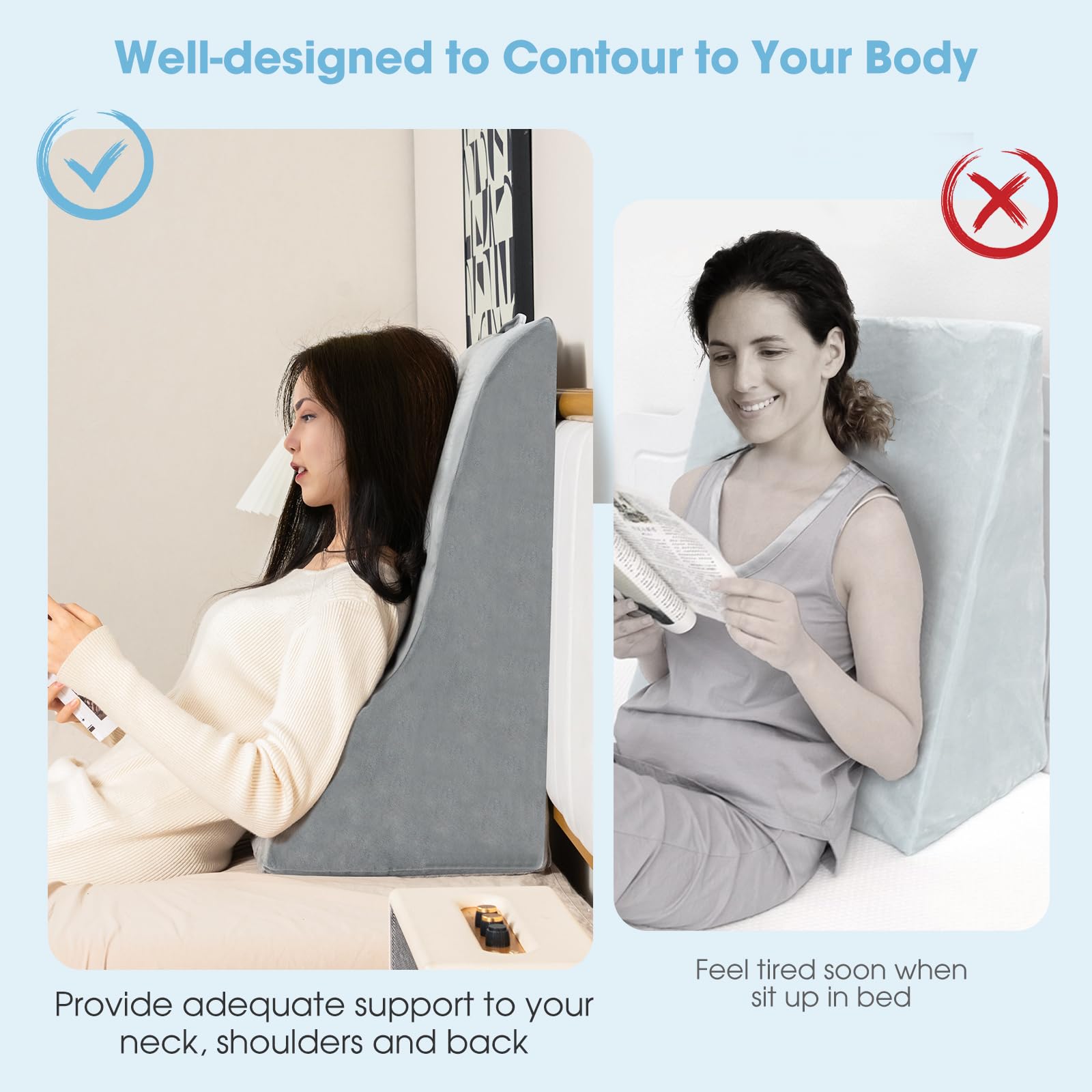 Giantex Wedge Pillow for Sleeping 