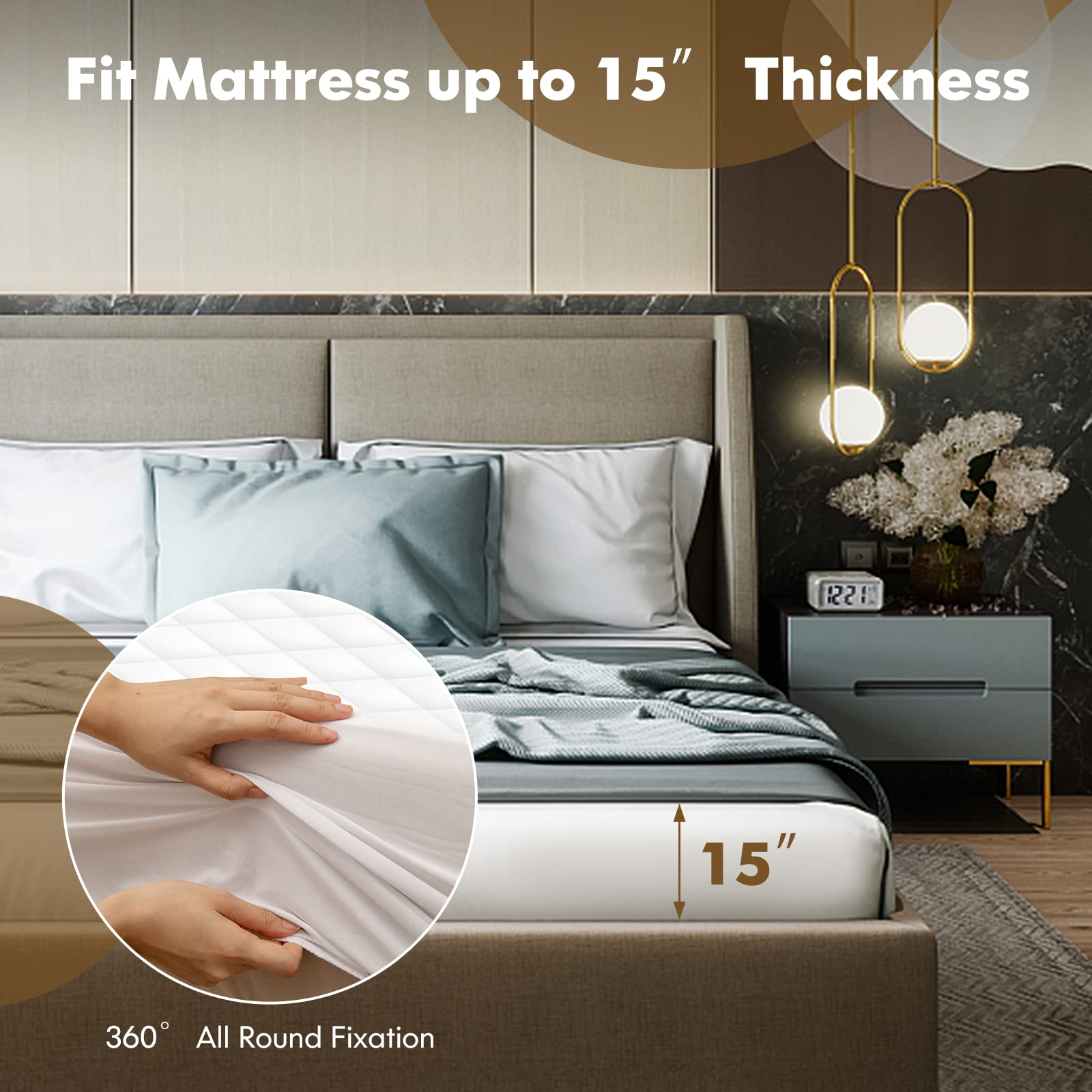 Giantex Heated Mattress Pad 