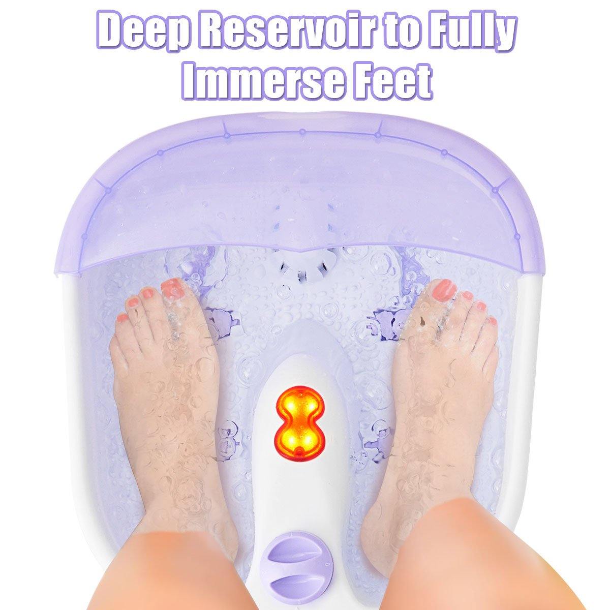 Giantex Foot Spa Bath Massager, Heated Foot Baths Machine 