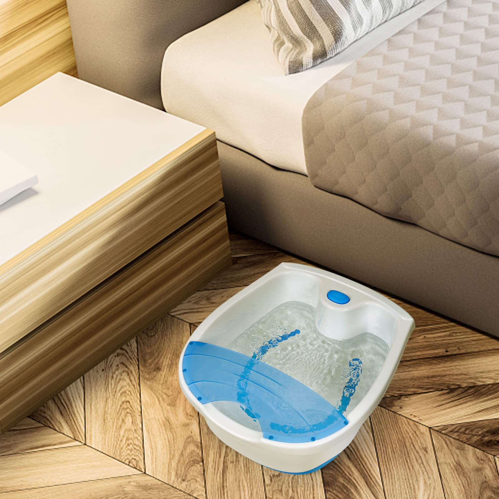 Giantex Foot Spa Bath W/Smooth Bubble Massage 