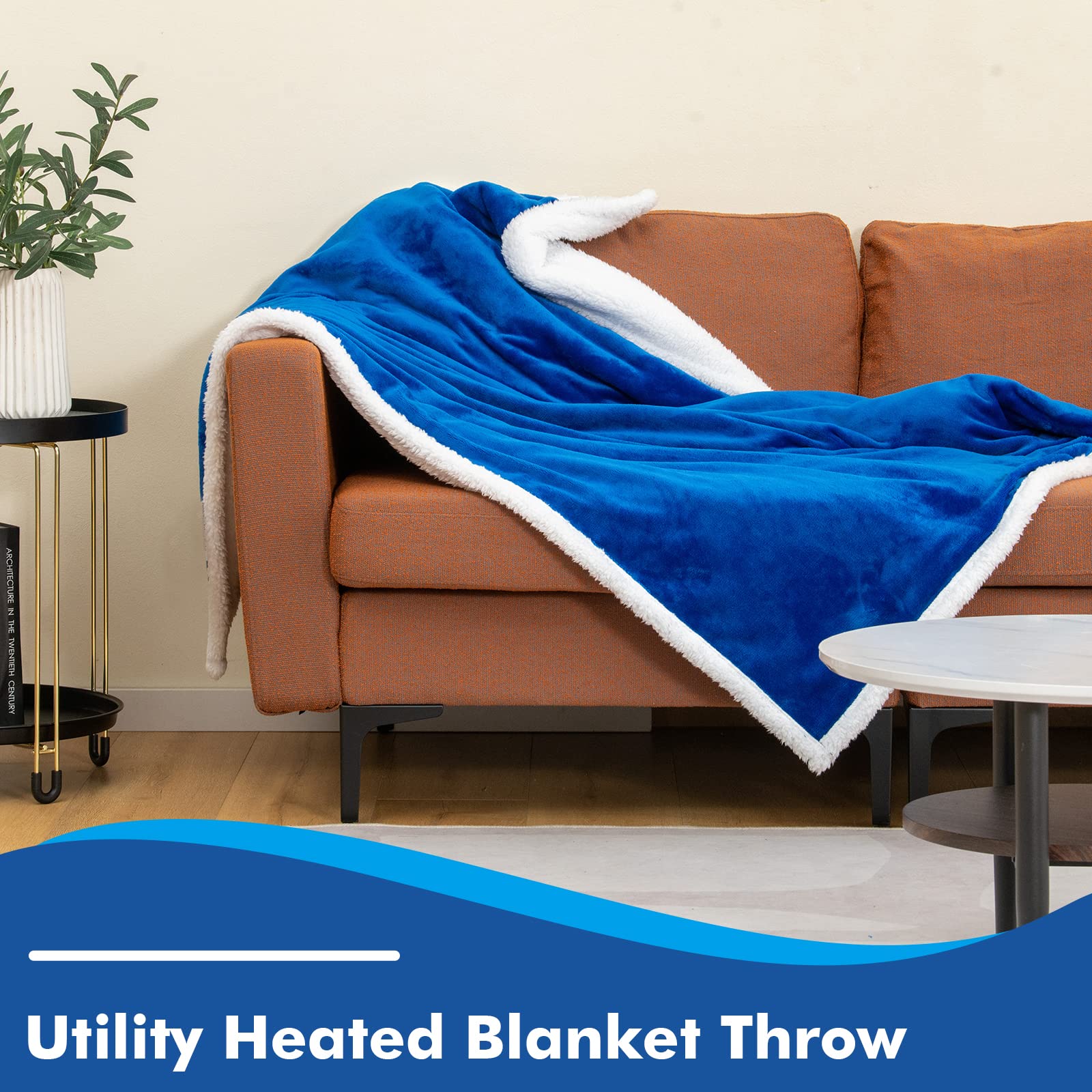 Giantex Heated Electric Blanket Throw 