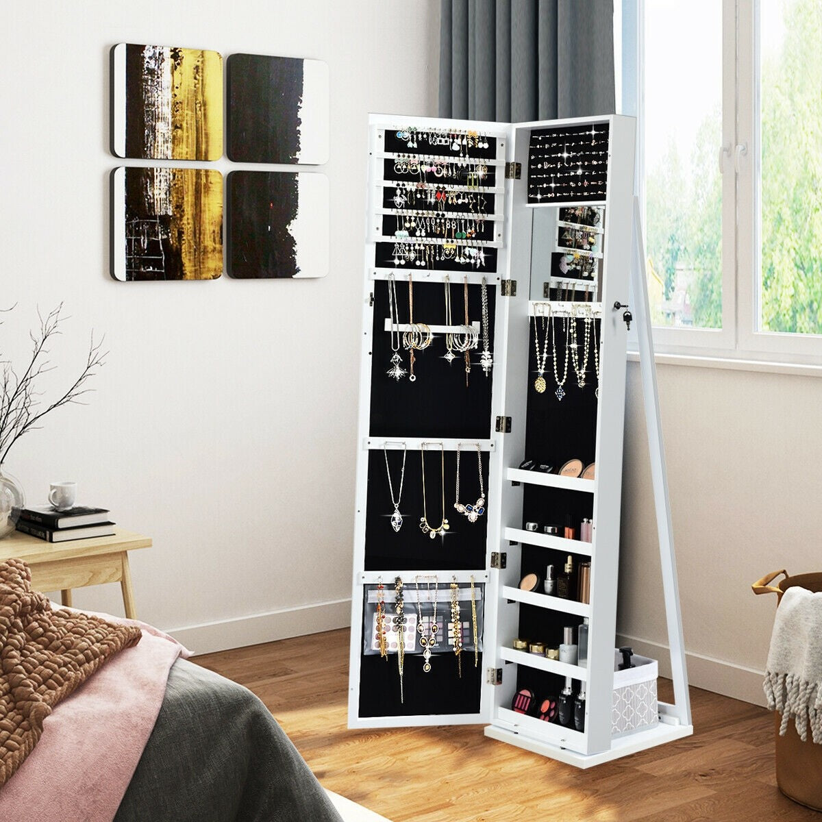 CHARMAID | Standing Jewelry Armoire 
