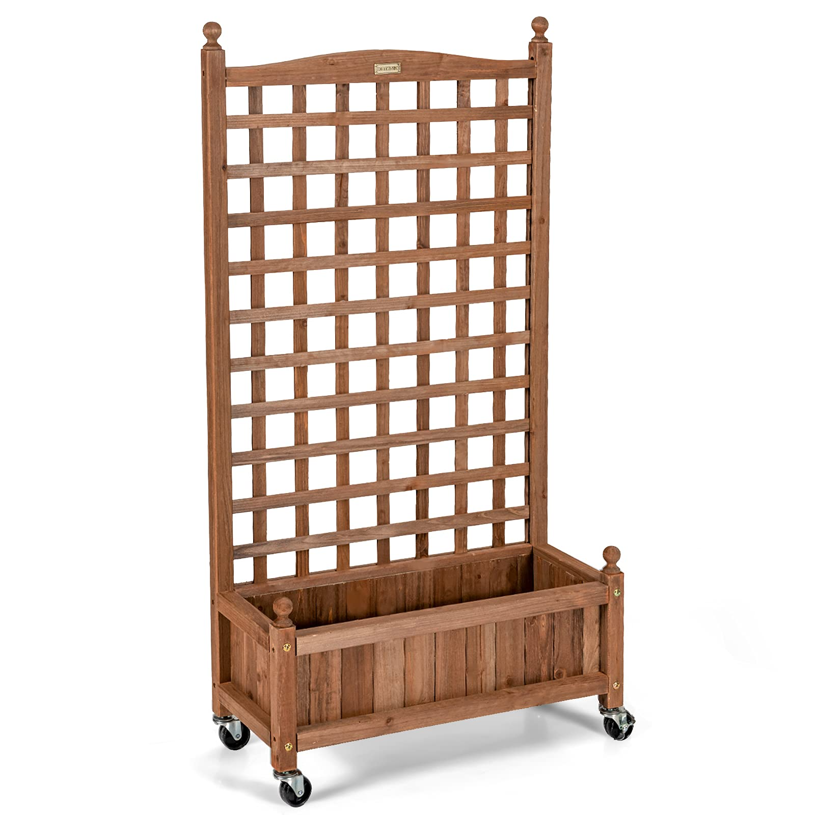 Flower Box for Plant Climbing (25'' x 11'' x 50'') 