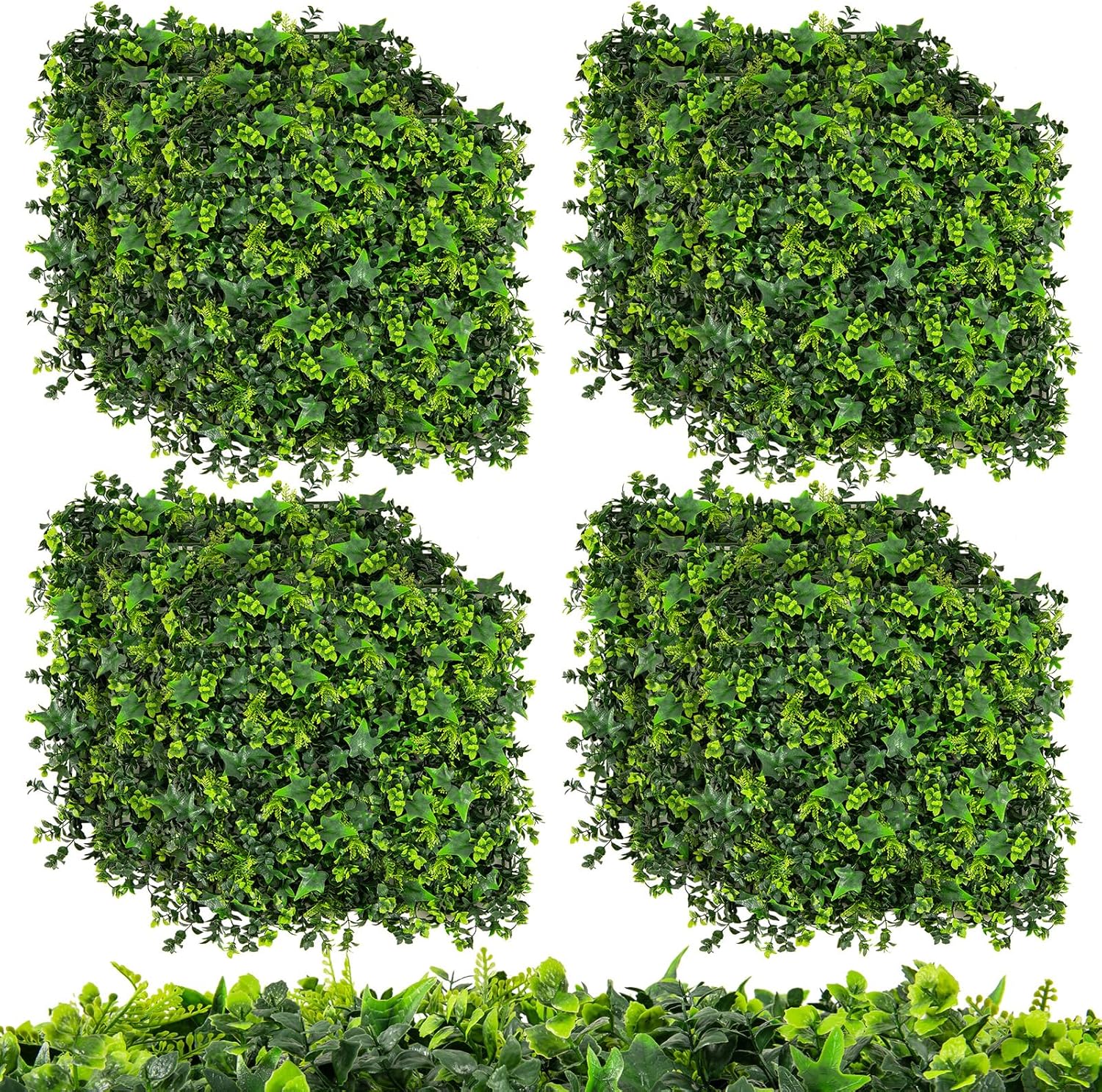 Giantex 12PCS 20" x 20" Artificial Boxwood Panels Garden Privacy Fence Screen 