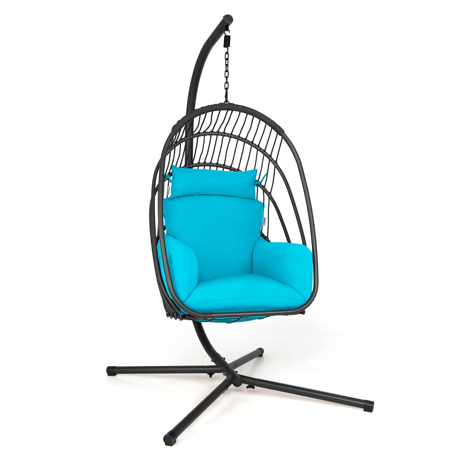 Giantex Egg Chair Hammock Stand - Hanging Swing with Stand 