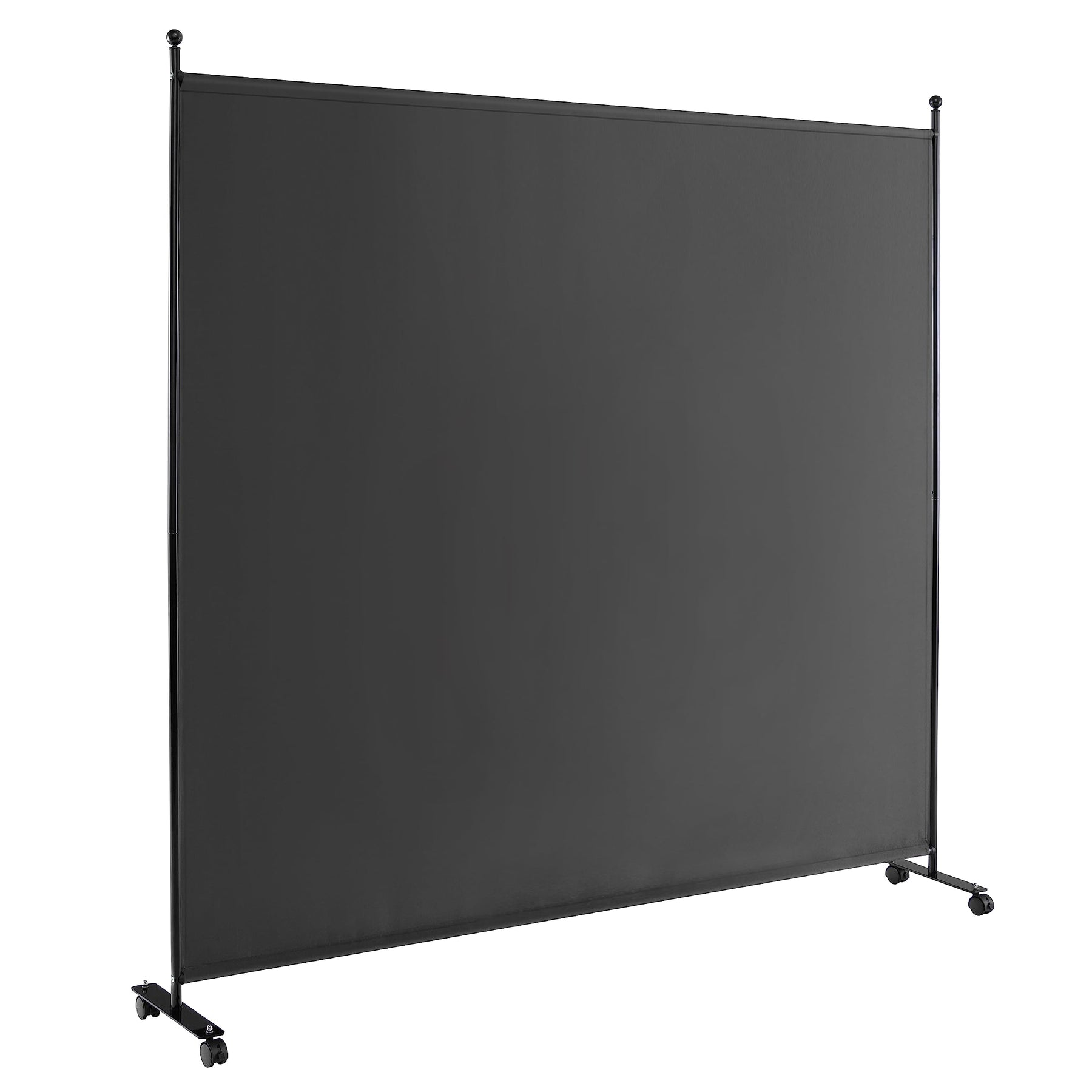 Giantex 6Ft Tall Room Divider with Rollers White- 73" Wide Freestanding Lightweight Folding Partition Privacy Screen